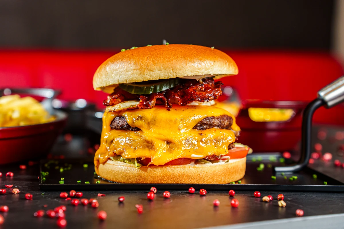 The Blockbuster hamburger