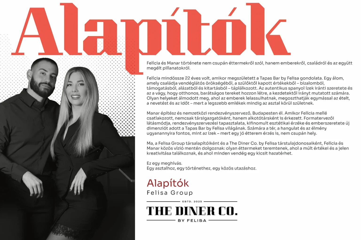 The Diner Co alapítók