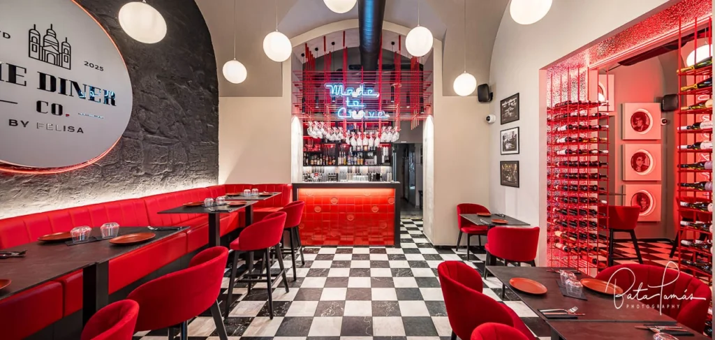 asztalfoglalás The DIner Co by Felisa amerikai étterem Budapest