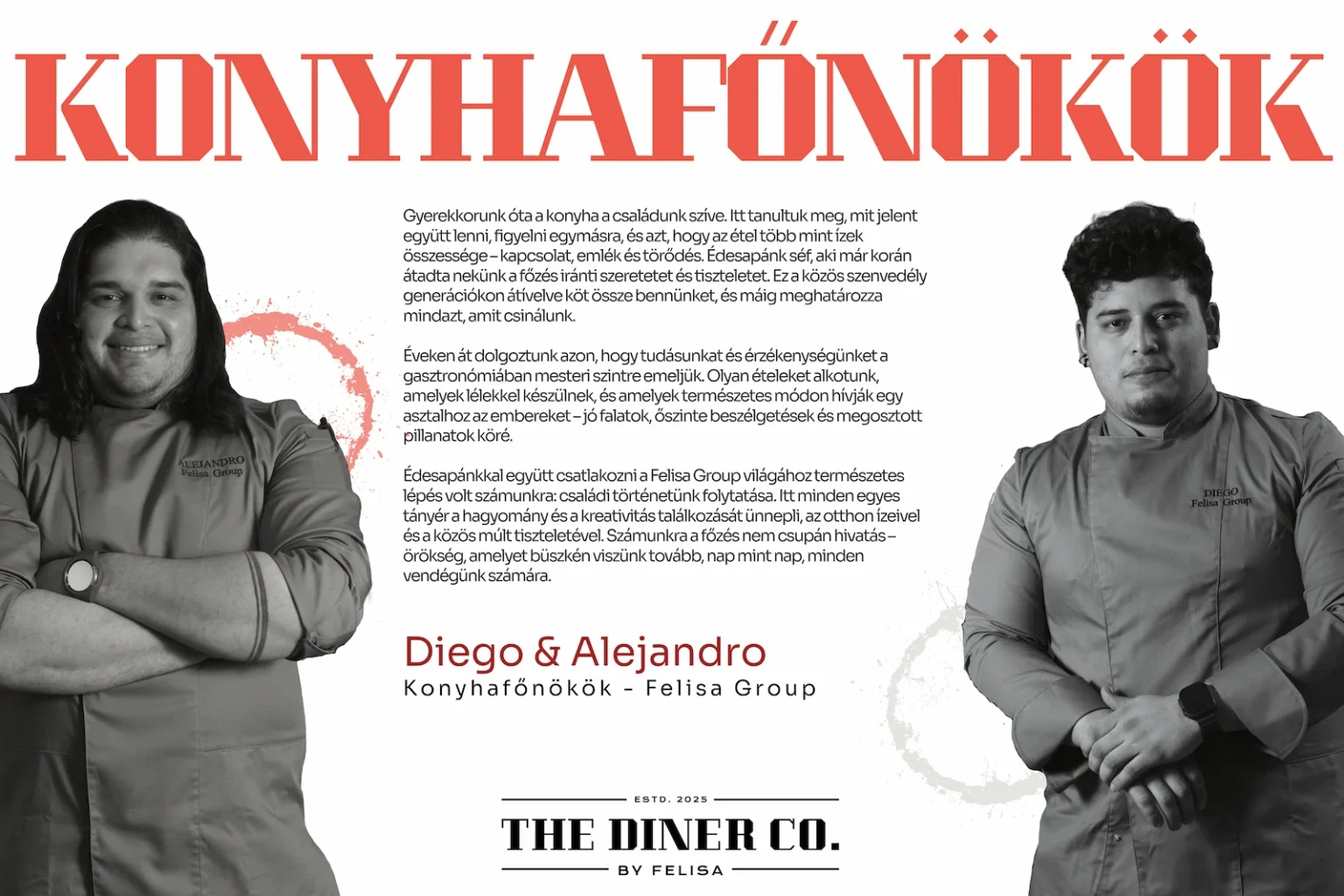 The Diner Co konyhafőnökök